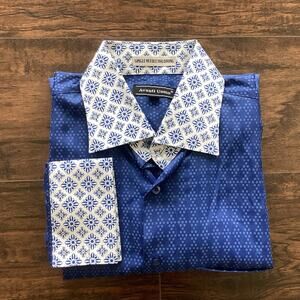 Avanti Uomo Men's French Cuff Dress Shirt